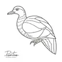 pato tattoo design idea