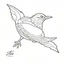pato tattoo design idea