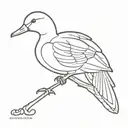 pato tattoo design idea