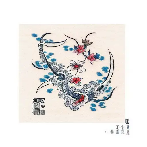 Japanese bell flower vine sleeve tattoo design idea