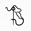 libra scale with snake tattoo design idea