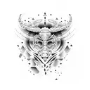 Virgo scorpio tattoo design idea