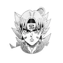 itachi and goku tattoo design idea