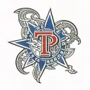 Texas Rangers logo tattoo design idea