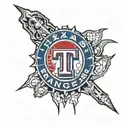 Texas Rangers logo tattoo design idea