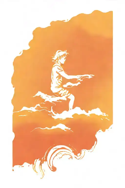 3 kids all boys, love mountains and rivers  tattoo design idea