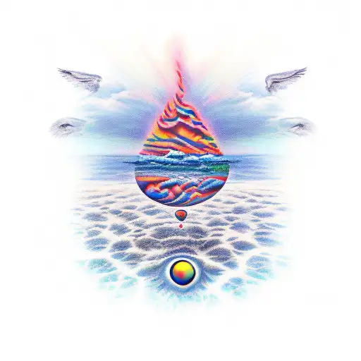 spiritual awakening  tattoo design idea