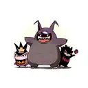 Gengar pokemon tattoo design idea