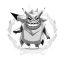 Gengar pokemon tattoo design idea
