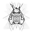 Gengar pokemon tattoo design idea