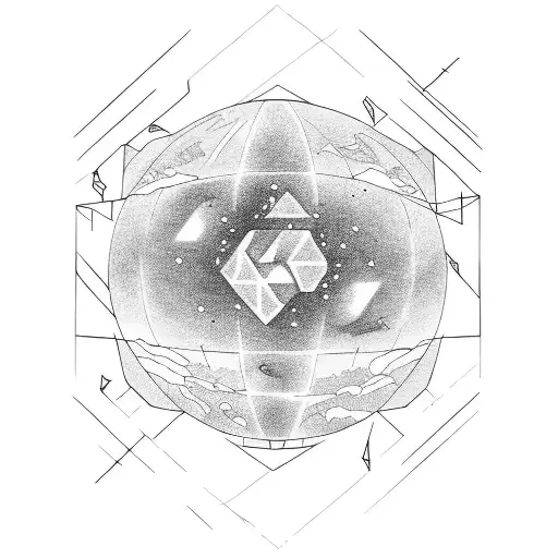 Voyager Earth location code tattoo design idea