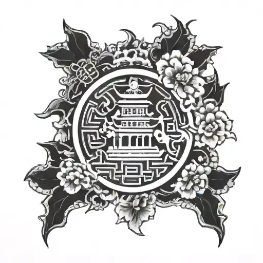 symbols of china  tattoo design idea