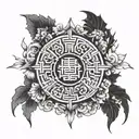 symbols of china  tattoo design idea