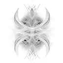 echo waves tattoo design idea