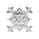 echo waves tattoo design idea