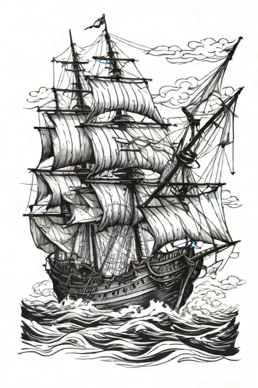 For the inner part of the arm, a Middle Ages style ship, like a galleon. For the outside of the arm, some days tattoo design idea