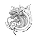 Guts wielding the Dragon Slayer sword tattoo design idea