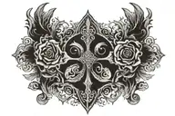 Silence tattoo design idea