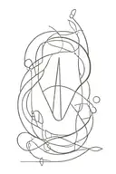 boredom symbol tattoo design idea