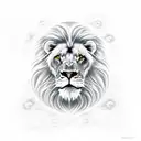 the legend of aang lion turtle  tattoo design idea