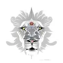 the legend of aang lion turtle  tattoo design idea