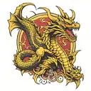 King Ghidorah tattoo design idea