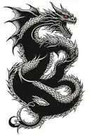 Ghidorah tattoo design idea