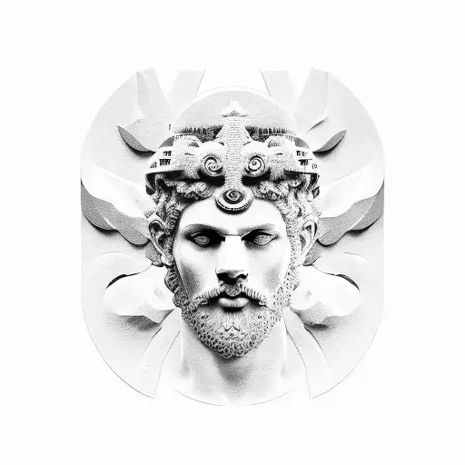 Greek sculptures  tattoo design idea
