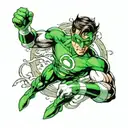 Green Lantern tattoo design idea