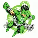 Green Lantern tattoo design idea