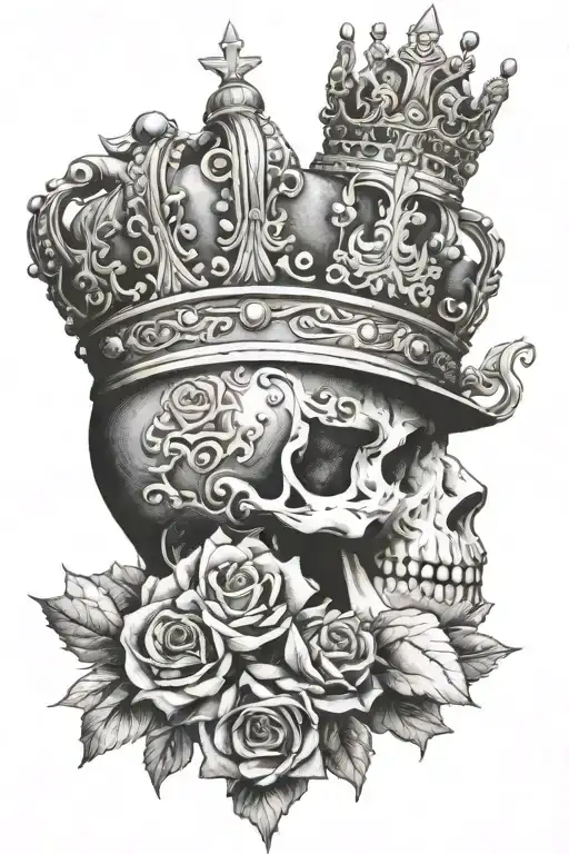 Heavy is the crown tattoo design idea