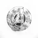 avengers logo tattoo design idea