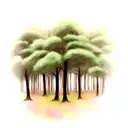 Forest tattoo design idea