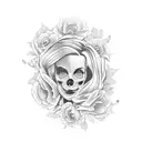 rip mum tattoo design idea