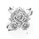 rip mum tattoo design idea