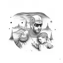 dad and son tattoo tattoo design idea