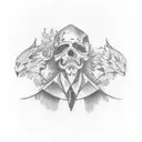 dad and son tattoo tattoo design idea