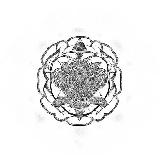 sri lankan yaka  tattoo design idea