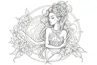 Blessed tattoo design idea