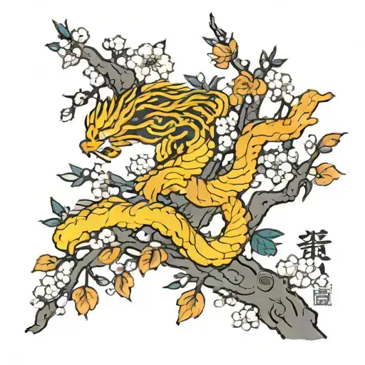 Sorrow, Strength, Solitude, Hope written in the branch tattoo design idea