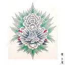 420 kush weed tattoo design idea