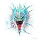 lightning dragon tattoo design idea