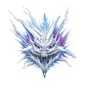 lightning dragon tattoo design idea