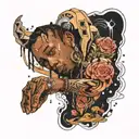 Utopia travis scott floating tattoo design idea