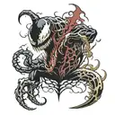 venom carnage tattoo design idea