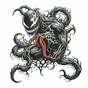 venom carnage tattoo design idea