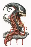 venom carnage tattoo design idea