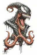 venom carnage tattoo design idea