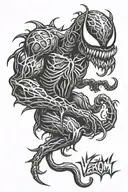 venom carnage tattoo design idea
