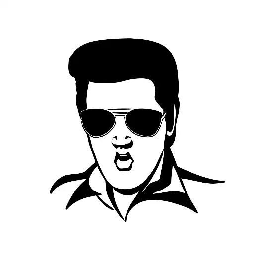 Elvis Presley tattoo design idea